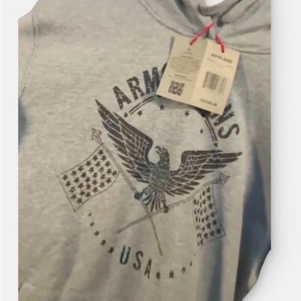 Hoodie Armor Jeans Classic Signature Hoodie NWT IN BAG MSRP $80 GRAY 3X